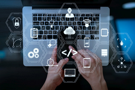 爭睹編碼軟件開發(fā)者的工作與擴大現(xiàn)實儀表板計算機圖標有關(guān)這些包括